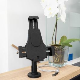 TooQ TQTDS0812 Soporte Antirrobo de Mesa/Pared para Smartphone/Tablet 7.9"-10.5" Ajustable Profesional Negro