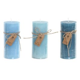 DKD Home Decor Vela Basicos de Cera Turquesa Verde Azul, 450 gr para 80 Horas de duracion, 6.5x15x6.5 cm (Pack de 12 Unidades) Precio: 56.50000015. SKU: B17TWXEXLV
