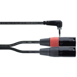 Cordial Cable Y Mini-Jack Estéreo Acodado 2 Xlr Macho 3 M Precio: 13.50000025. SKU: B12QEFK4XP