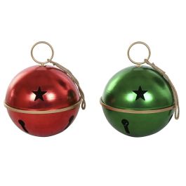 DKD Home Decor Decoración Colgante Navidad Tradicional Metal Rojo Verde Dorado Desmontable 42x48.5x42 cm (2 Unidades) Precio: 75.49999974. SKU: B1KDLEEJYX