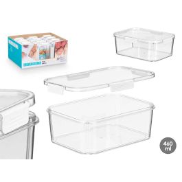 Fiambrera Rectangular Hermetica Blanca 460Ml Leknes 15X6CM (24 Unidades) Precio: 43.49999973. SKU: B1E3M6T94F