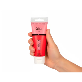 Liderpapel Pintura Acrilica Tubo 120 ml Rojo Pirrol