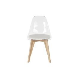 Silla Urban DKD Home Decor Blanco Transparente 47 x 81 x 54 cm