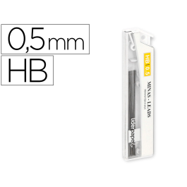 Liderpapel Minas Grafito 0,5 mm HB Tubo de 12 Minas Longitud 60 mm Precio: 0.49999983. SKU: BIX35821