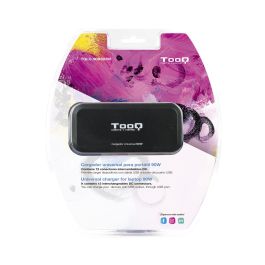 TooQ Cargador Portátil TQLC-90BS02M | 90W | Voltaje 15-24V | 1 USB | 12 Conectores Universales