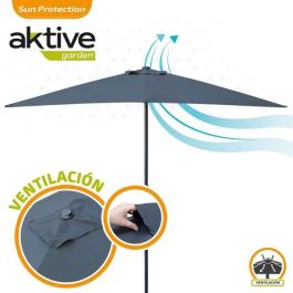 Parasol Aktive Antracita Aluminio Ø 4,8 cm 300 cm Parasol Aktive Antracita Aluminio Ø 4,8 cm 300 cm