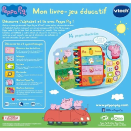 Vtech Libro Juego Educativo Peppa Pig 1,5-5 Años Idioma Francés