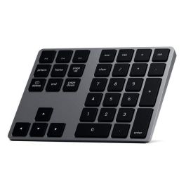 Satechi Teclado Numérico Extendido Bluetooth USB-C Space Gray con Teclas de Acceso Directo macOS y Teclado Numérico