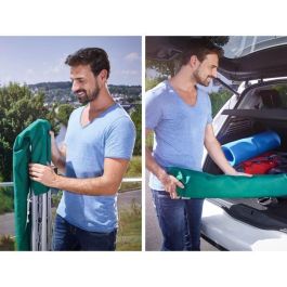 Leifheit 82500 Tendedero de Ropa LinoPop-Up Plegable Compacto 14m de Tendido Fácil Apertura con una Mano Ideal Balcones y Campamento 3.5 kg