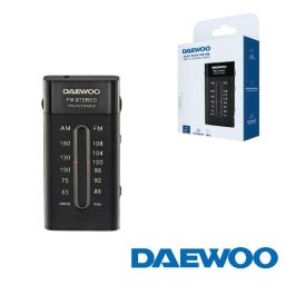 Daewoo DW1109 Radio Portátil Negra AM/FM con Auriculares Precio: 22.49999961. SKU: B14YDZ2YDR
