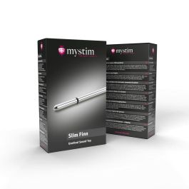 Estimulador Uretral de Aluminio Mystim Plata (15 cm)