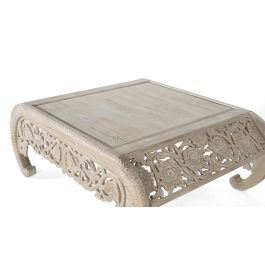 Giner y Colomer Mesa Centro Madera de Mango Blanco Decapé 20 cm