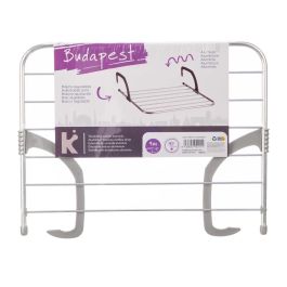 Arte Regal Tendedero Aluminio 7m Mango Plast Surtido Colores Plata Blanco Gris Oscuro Gris Claro 63x50x2.5cm (Set de 12)