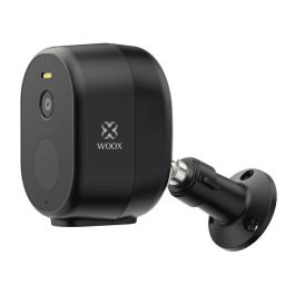 WOOX R4253 Cámara Exterior Inteligente con Kit de Panel Solar Negro