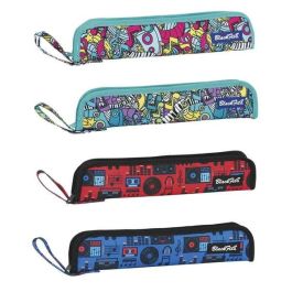 Safta Portaflautas 300D Poliéster Escolar, Modelos Surtidos en Multicolor, Ideal para Flautas de 37x2x8 cm, Niños +3 años