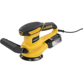 Powerplus Lijadora Orbital Aleatoria POW5400338128028 450W Ø 125 mm con Bandeja Recogida Polvo y Fijación Velcro