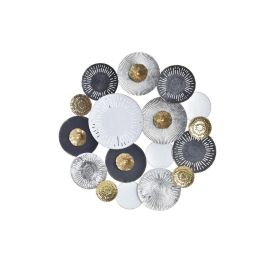 DKD Home Decor Decoración de Pared Urban de Metal con Esferas, Multicolor, Ancho 80 cm x Alto 80 cm x Fondo 4,5 cm Precio: 40.78668. SKU: S3029444