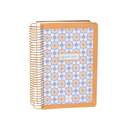 Agenda Espiral Liderpapel Perissa A4 2025 Dia Pagina Color Naranja Papel 80 gr