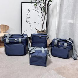 Fiambrera Isotérmica Versa 27L Gris y Azul 36x28x31 cm (2 Unidades) Fiambrera Isotérmica Versa 27L Gris y Azul 36x28x31 cm (2 Unidades)