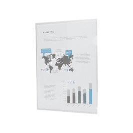 Liderpapel 44004 Dossier Uñero Polipropileno DIN A4 Incolora 20 Hojas