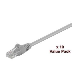 MicroConnect Cable de Red CAT5e U/UTP 0.5m, Plano, Gris, Valuepack (10 unidades) - Ideal para Ahorrar Espacio Precio: 5.89000049. SKU: B1GEP9DJQP