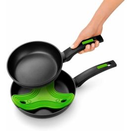 Sartén Monix GREEN 26CM Negro Verde Madera Acero Inoxidable Plástico Baquelita 26 cm Ø 26 cm (4 Unidades)