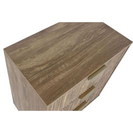 Cajonera Scandi DKD Home Decor Marron Dorado 39 x 77 x 60 cm Cajonera Scandi DKD Home Decor Marron Dorado 39 x 77 x 60 cm