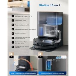 Ecovacs AAARH14208 Aspiradora Robot DEEBOT X9 PRO OMNI 16600 Pa Ultrafina con Autolimpieza Instantánea y Tecnología BLAST