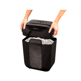 Fellowes LX-41 Destructora de Documentos, Minicorte Seguridad P-4, 8 Hojas, Papelera 17L