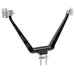 Herrajes Alk Respaldo de Aluminio Negro Mate