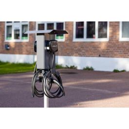 Next Green Soporte Polebox 205 D2 para Cargadores de Vehículos Eléctricos, Montaje en Poste