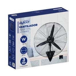 AVANT Ventilador Industrial de Pared, 65 cm de Diámetro, 180 W, para Talleres y Garajes, Ventilador de Alta Potencia para Pared, 65 cm, 180W