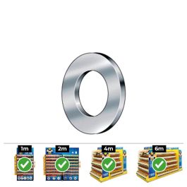 Celo Arandela Lisa Acero Zincado Ø6mm Din 125 - Caja 500 unid. Precio: 11.58999952. SKU: S7903070