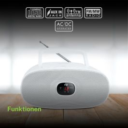 Reproductor CD/MP3 Muse MD202RDW