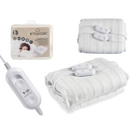 Calientacamas Doble Giftdecor 140x160 cm, Poliéster Blanco, 3 Posiciones (6 Unidades) Precio: 206.78999946. SKU: B19PFKKXYR