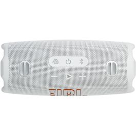 JBL JBLCHARGE6WHT Altavoz Bluetooth Charge 6 Blanco 45W, AI Sound Boost, 28h batería, resistente agua y polvo, power bank