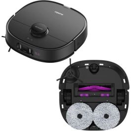 Eureka EUR1744338514104 Robot Aspirador J15 Pro Ultra, 16.200 Pa, Agua Caliente 75°C, Mopa Extensible FlexiMop, Negro