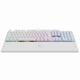 Newskill Teclado Gaming Serike V2 Mecánico 100% Español Blanco, Aluminio, Retroiluminación RGB, Switches Intercambiables NewSwitch (104 Teclas)