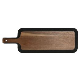 Tabla Cortar Moderno DKD Home Decor Negro Natural 17 x 1.8 x 51 cm Tabla Cortar Moderno DKD Home Decor Negro Natural 17 x 1.8 x 51 cm