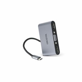 D Dicota USB-C Portable 5-in1 Docking Station 4K HDMI/DP PD
