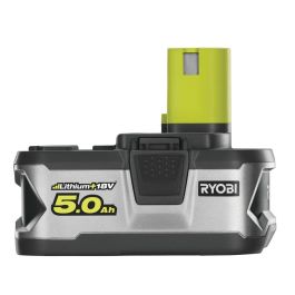 Ryobi 2 baterías de litio 18V 5.0 Ah + cargador ultra rápido 5.0 A