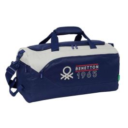Bolsa de Deporte Benetton Varsity Gris Azul marino 50 x 25 x 25 cm Precio: 27.69000058. SKU: B1E9QYEW44