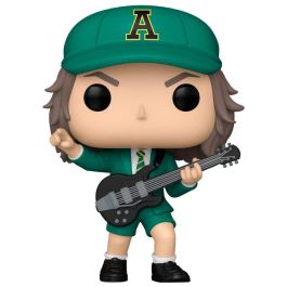 Funko 79804 Pop! Angus Young AC/DC Figura de Vinilo con Vestimenta Verde 10,3 cm