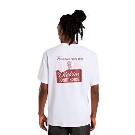 Camiseta de Manga Corta Hombre Dickies Donut House Ss Blanco L