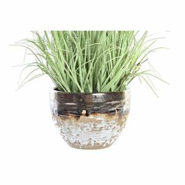 DKD Home Decor Planta Artificial Lavanda Rosa Palo y Amarillo, Porcelana y PE, 20x66x20 cm, Pack de 2 Unidades
