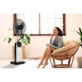 OCEANIC Ventilador de Pie 3 en 1, Potencia 95W, Ionizador de Aire, Ø40cm, con Mando a Distancia, Pantalla LED y Temporizador de 8h OCEANIC Ventilador de Pie 3 en 1, Potencia 95W, Ionizador de Aire, Ø40cm, con Mando a Distancia, Pantalla LED y Temporizador de 8h