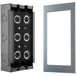 Fanvil EX102 Caja empotrada para videoportero i62/i63/i64. Aluminio SGCC, montaje en pared, color negro.