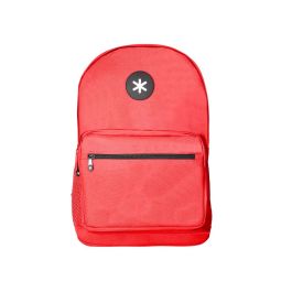 Mochila Antartik Con Asa Y Bolsillo Frontal Con Cremallera Color Rojo 320x140x430 mm