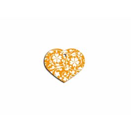 Placa identificativa Imarc Heart Amarillo Naranja Precio: 10.78999955. SKU: B1KHVQE7QS