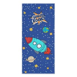 Toalla de baño HappyFriday Mr Fox Space Rocket Multicolor 70 x 150 cm